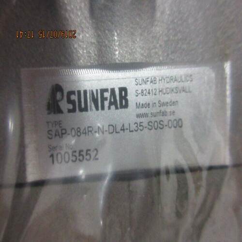 瑞典 SUNFAB/胜凡 SAP084R-N-DL4-L35-S0S-000  柱塞泵