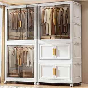 衣收服纳柜NEO卧室出租屋免落地多柜层床头子安装 衣柜折叠收纳箱