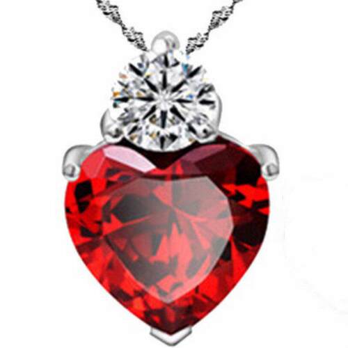 Jewelry Heart Zircon Pendant Star Heart Necklace