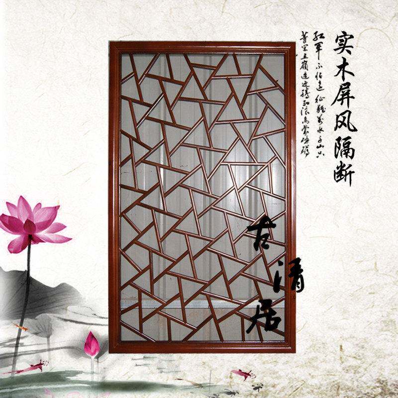 东阳木雕 中式装修 仿古花格门窗实木窗户 榆木 复古窗棂 定制做