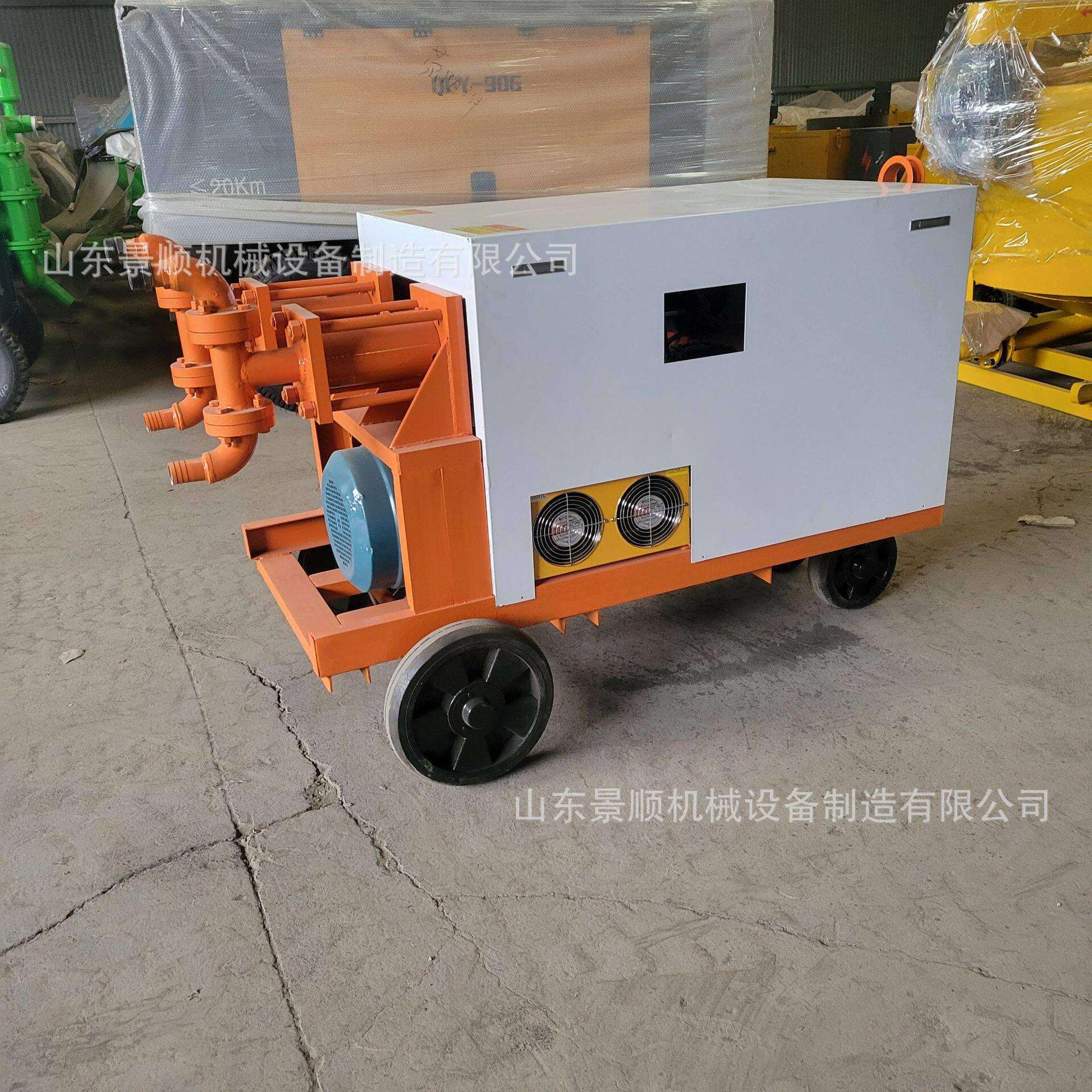 WYB双缸注浆泵建筑工程地基加固灰浆灌浆机11KW电动水泥注浆泵