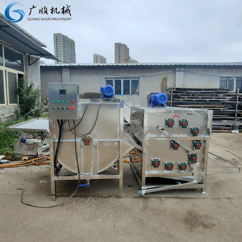 大鹅脱毛机 鸭鹅烫脱一体机 家禽鸡鸭鹅烫脱一体机生产厂家