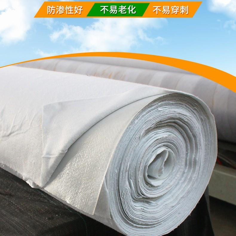 鱼塘防渗土工膜农用垃圾填埋场黑色高密度hdpe防渗土工膜两布一膜