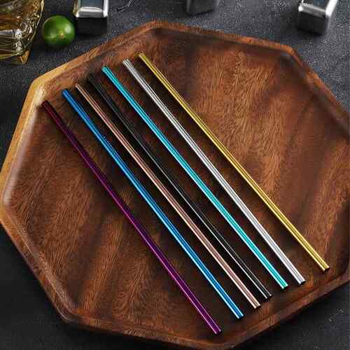 钛途TiTo纯钛吸管钛合金随身便携珍珠奶茶粗冰霸杯长吸管非不锈钢