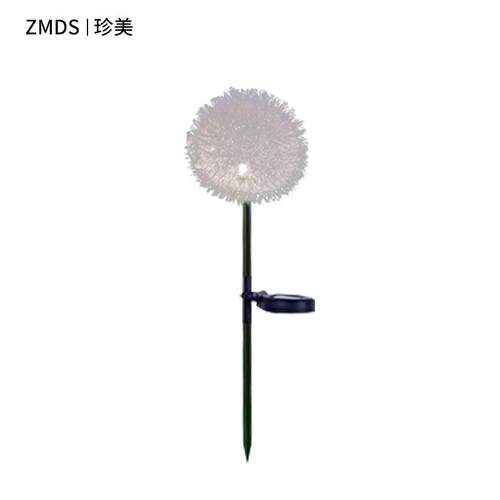 太阳能防水LED芦苇灯铝丝蒲公英灯刺球灯户外工程景观插地草坪灯