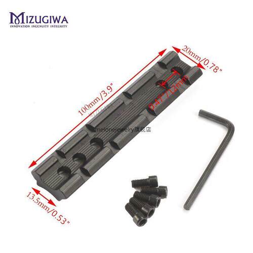 Scope Mount 5/9/13 Slots 20mm Picatinny Rail Adapter mod