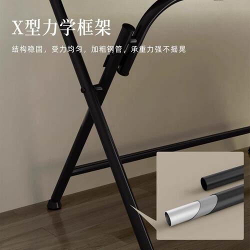 家书桌电脑桌折叠学桌书架293习桌办公可折叠简易卧室桌床用边小