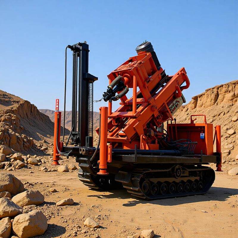 工地降水井地源热泵钻机大口径正循环钻井机地热井轮式水井钻机