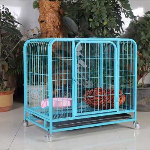 中小型加厚宠物方铁笼狗狗加粗加粗笼大型屋可折叠窝犬金毛管