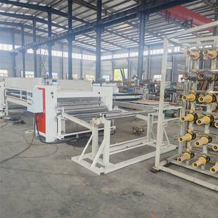 全自动放卷浸胶收烘干展平纤卷一体机4545三聚氰胺浸胶纸玻布网格