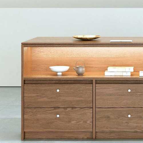 服装店收银台中岛台展示桌储物柜烤漆装饰品柜摆件展台陈列展示台