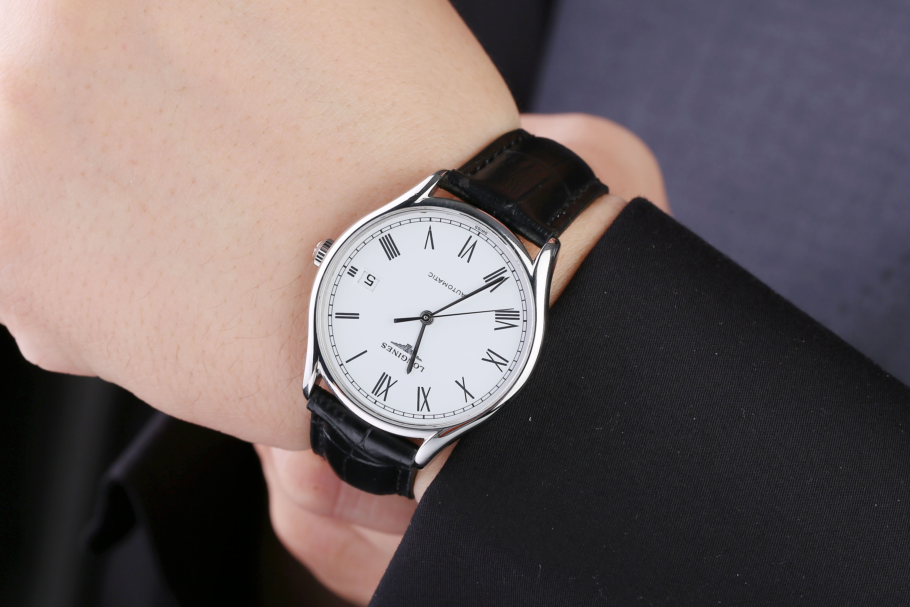 [9.8新]浪琴律雅系列自动机械男士手表L4.760.4.11.2腕表