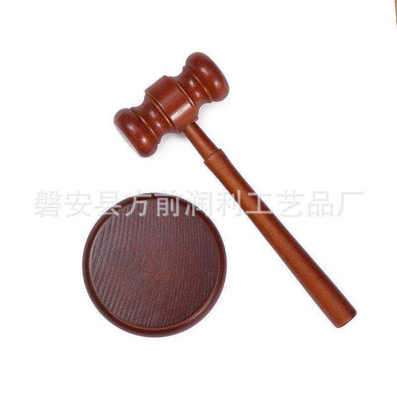 玩具法官锤 底座 实木法官锤 品质木制法官锤 小木槌 儿童抓