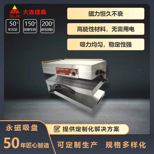 双倾永磁吸盘XM4磁力吸盘可前后左右调0-45°磨床用双倾永磁吸盘