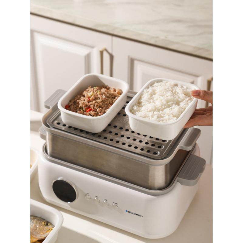 陶瓷烤盘蒸锅专用碗蒸盘烤箱沥油盘芝士焗饭盘微波炉白色盘子厂家