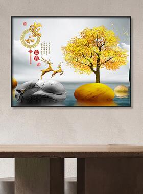 电箱装表饰画al202304现代轻闸奢遮挡配电箱电盒弱电源开关盒创客