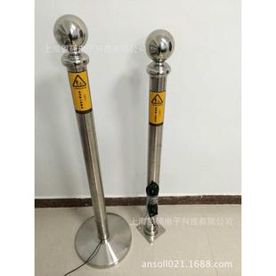 固定式 高1.1米球直径100mm150mm不锈钢304 人体静电释放球