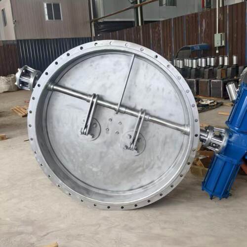 大口径零泄漏通风蝶阀D642X-2.5S2205材质烟气废气零泄漏通风蝶阀