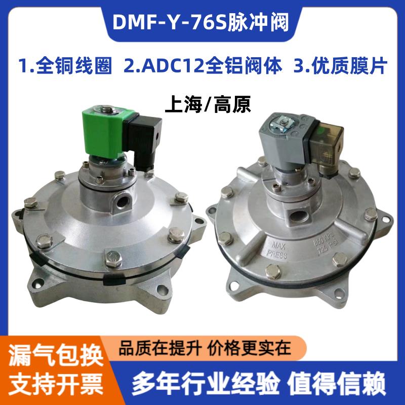 型3寸淹没式电磁脉冲阀DMF-Y-76S高原CA76MM040 62S/40S 24V