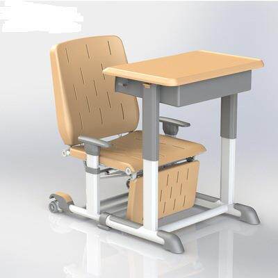 小学生中学生午休课桌椅午睡床折叠椅手摇可升降可躺儿童学习桌椅