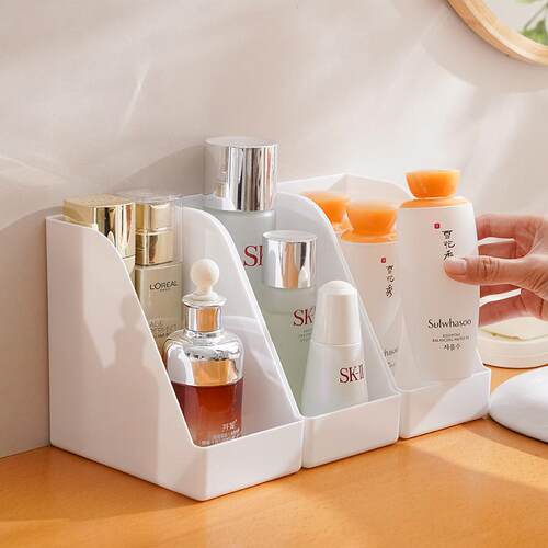 Minimalist Slanted Desktop Organizer Box for Home Cosmetic S