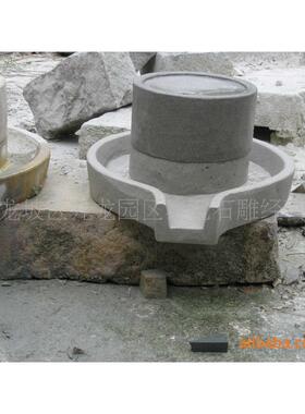 艺石雕重手工 庆春长期石雕供应石磨家居雕刻 摆石磨饰