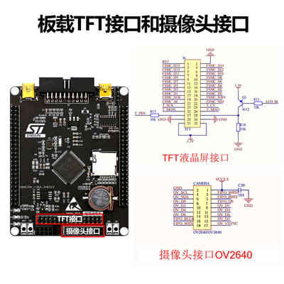 STM32开发板 STM32F429VGT6/VET6学习ARM嵌入式 F4单片机小系统板