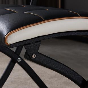 212子简约省空间家用客厅餐桌椅 212现代会椅议室靠背折叠便携C