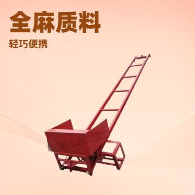 轻型便移式砂石升降机别墅修建斜坡电动送料车建筑工地上料提升