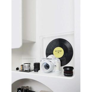 26X8现代复古双反相机摆件摄影拍照道具模型样板间书房书柜软装 饰