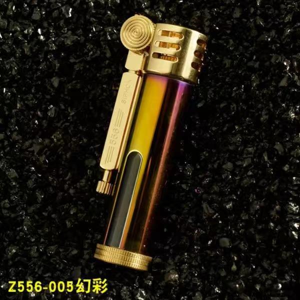 正品Z佐RROO罗556煤油打火机防风透明油仓复古战壕老式奇特制定刻