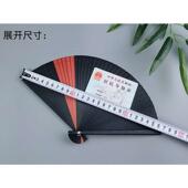 全竹折扇镂空折叠迷你扇子5寸6寸随身中国风古风红黑色古典舞链衡