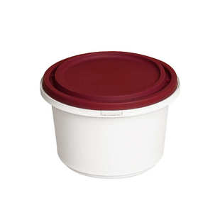 带盖防盗扣650打包碗一次性餐盒加厚圆形打包盒甜品煲仔饭外卖盒