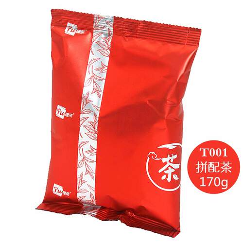 捷荣T001拼配茶170g单肩包斯里兰卡红碎茶粉原料港式丝袜奶茶柠檬