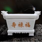 石雕香炉石香炉墓地祭祀供奉供佛家用家居室内香碗佛具插香户外