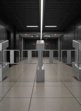 腕带扫码摆闸水上乐园游泳馆出入口门禁速通门单通道