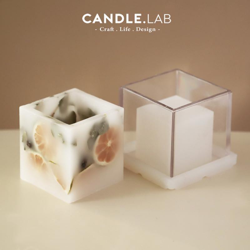 CANDLE.LAB | 蜡烛用方形中空防风蜡烛托PC透明硬质塑料蜡烛模具