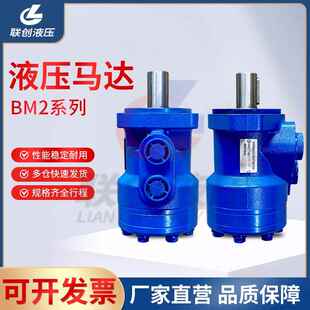 摆线液压马达BMR 160 200平键正反转高速低速大扭矩油马达 BM2