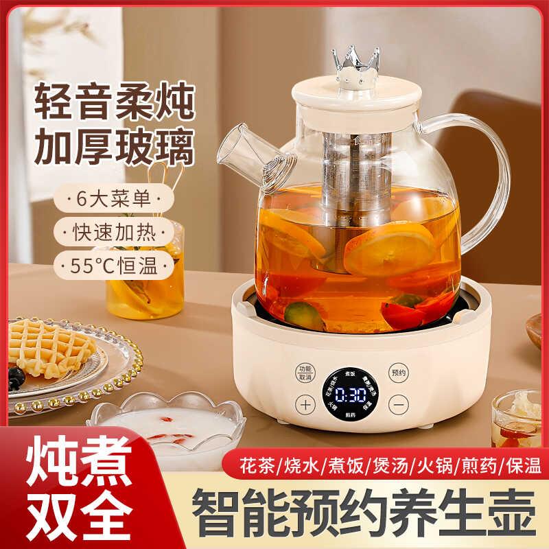 多功能养生壶办公室煮花茶器家用养生锅陶瓷锅小型带茶漏烧水壶