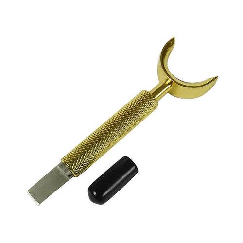 正品手工DI 皮.6mm谢里丹风格黄铜皮雕旋转刻刀工具 -Y415004-工9
