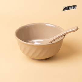 稻谷壳饭碗小碗家用套装汤碗户外儿童辅食儿童碗老人专用稻壳餐具