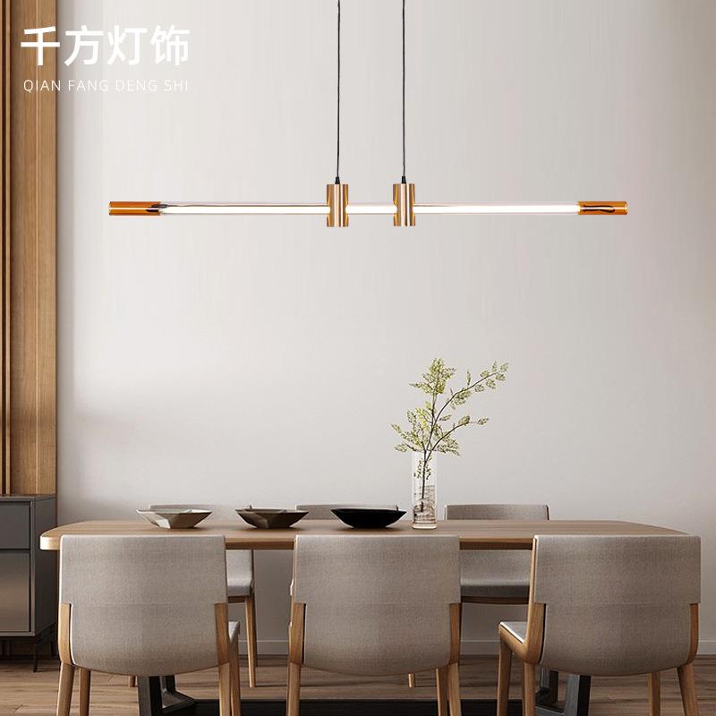 铁艺吊灯家用现代简约创意LED餐吊灯卧室客厅非标灯灯家居