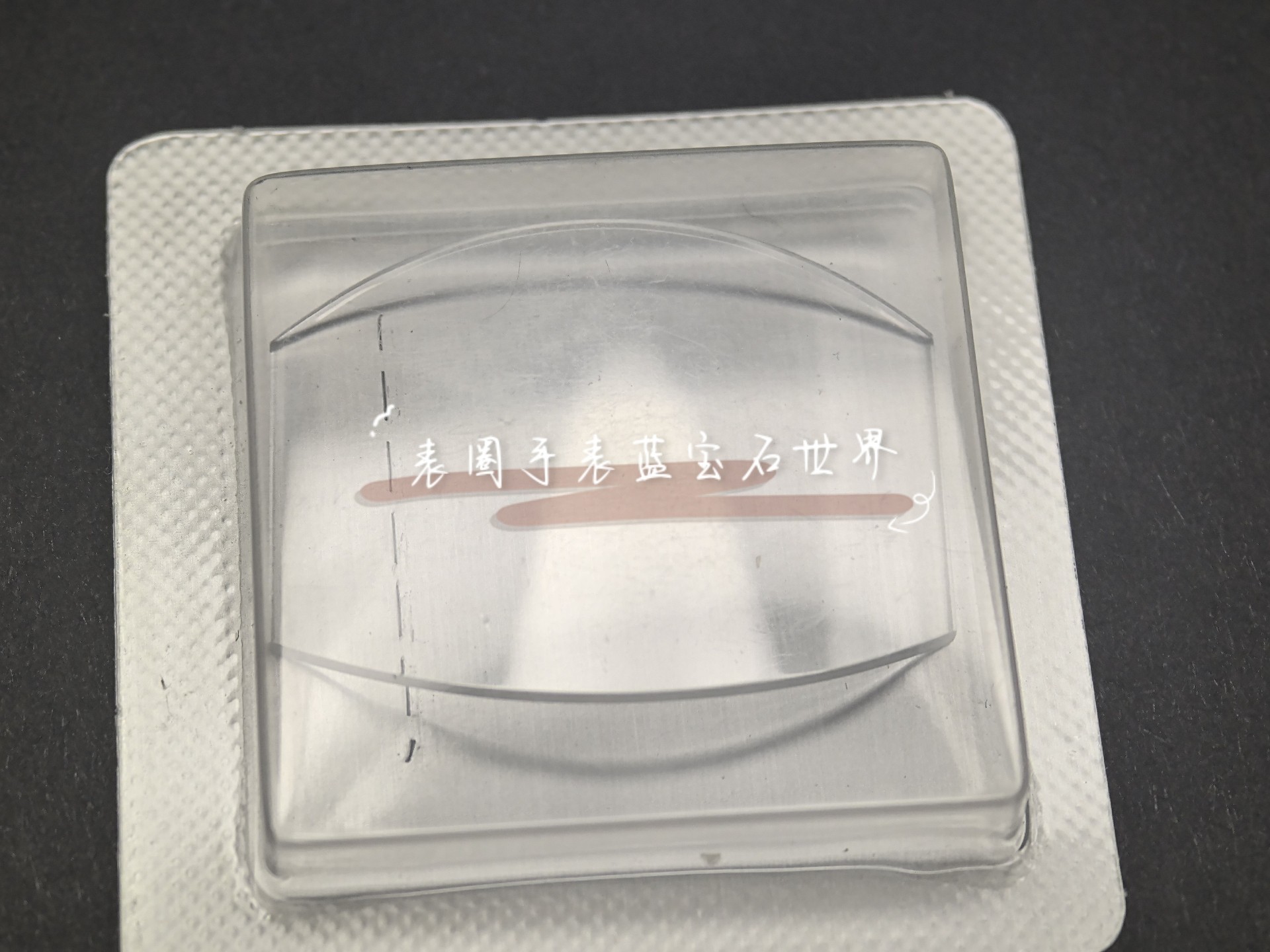 全新适配法穆兰酒桶形蓝宝石表蒙表镜 高品质蓝宝石打造 高清透