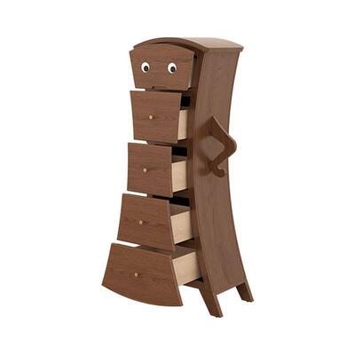 实木叉人腰斗MJL柜卧室床头柜收纳柜器柜子柜客厅储物子边柜五斗