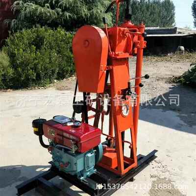 小立式型岩石取0芯钻机路面勘探5米液PVT压道钻机柴油坑岩石取芯