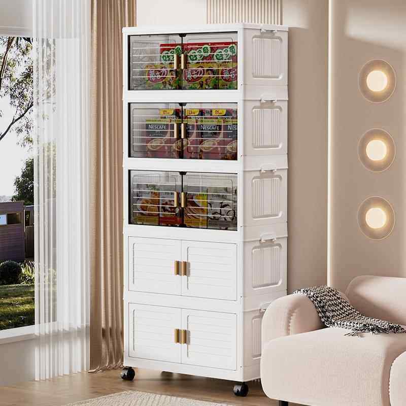 免安装收纳柜置物家用儿童整理衣服客厅零食玩具塑料折叠储物柜子,收纳整理,收纳柜,淘宝优惠券,粉丝福利购,淘宝优惠卷