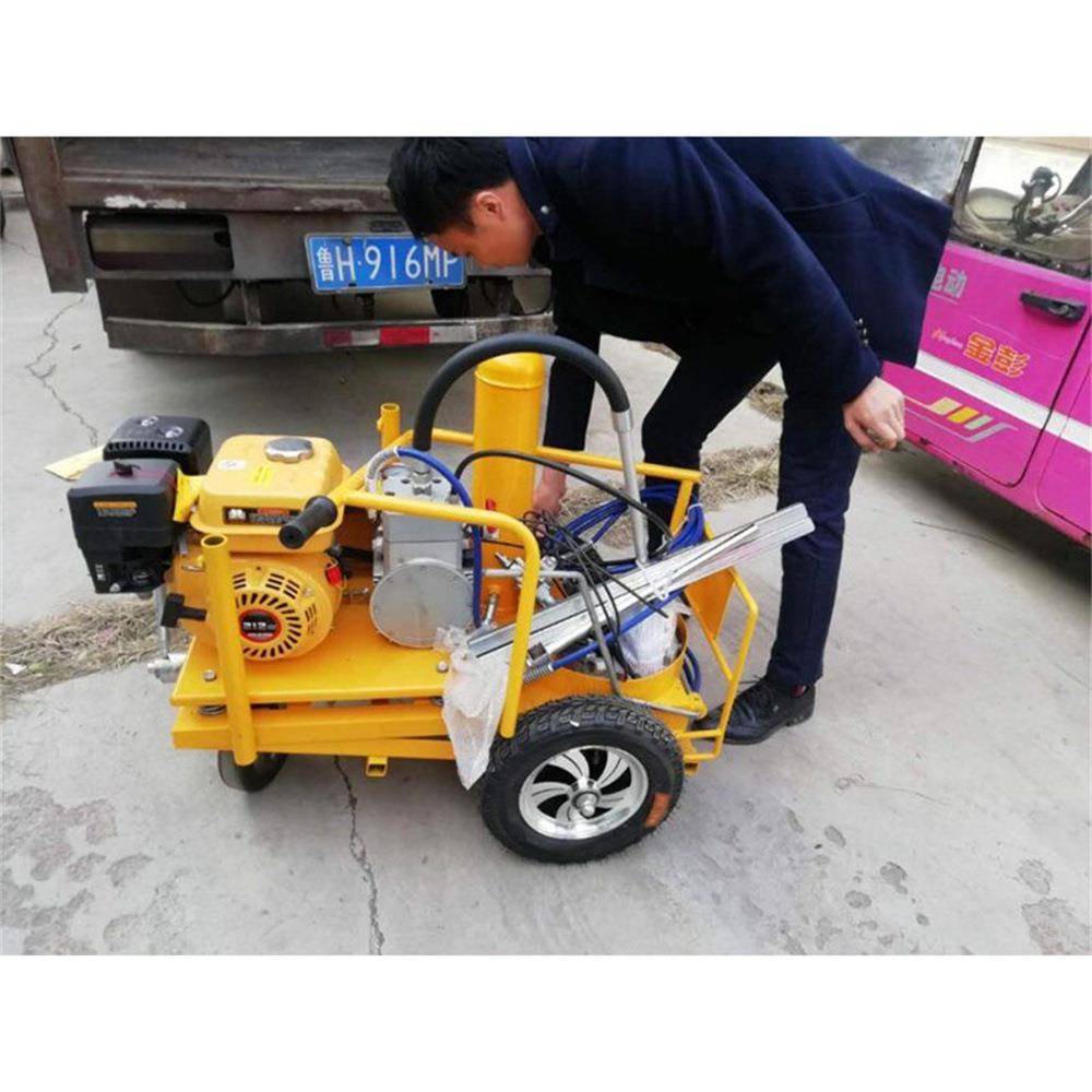 手推式跑道冷喷划线机 市政道路划线机 小区停车场冷喷标线机
