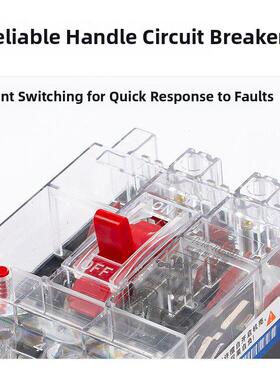 上海人民空气开关透明断路器Dz15-32A40A63A100A过载短路保护空气