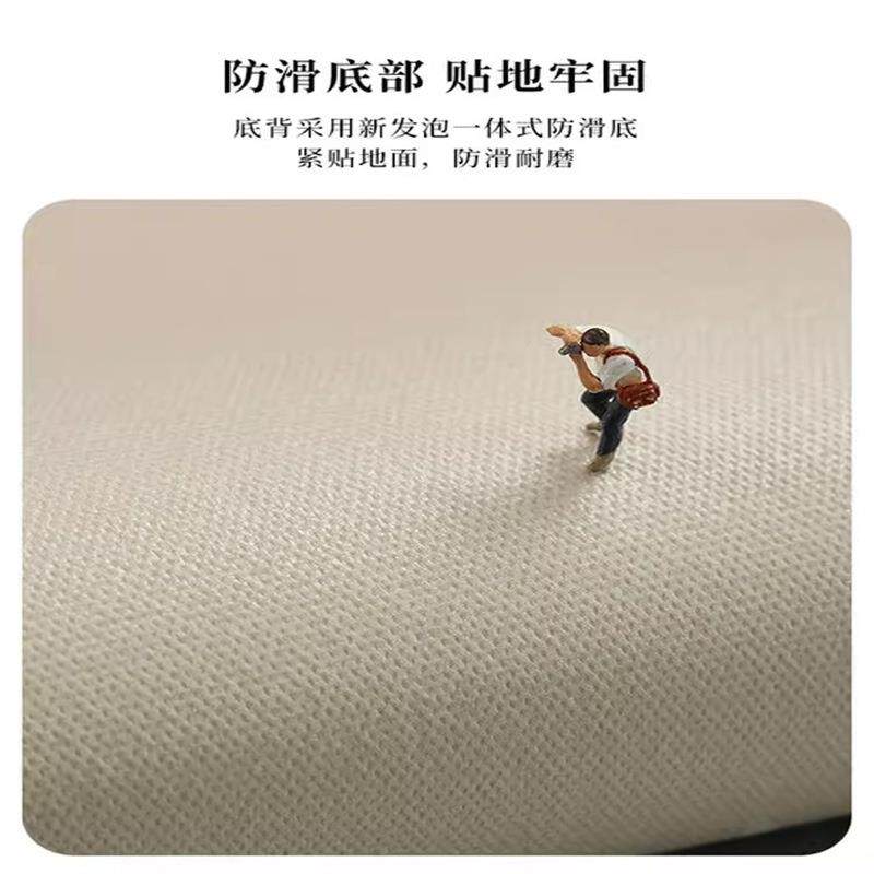 纯色地毯客厅沙发茶几毯pvc可擦免洗防水儿童爬爬垫卧室房间地垫