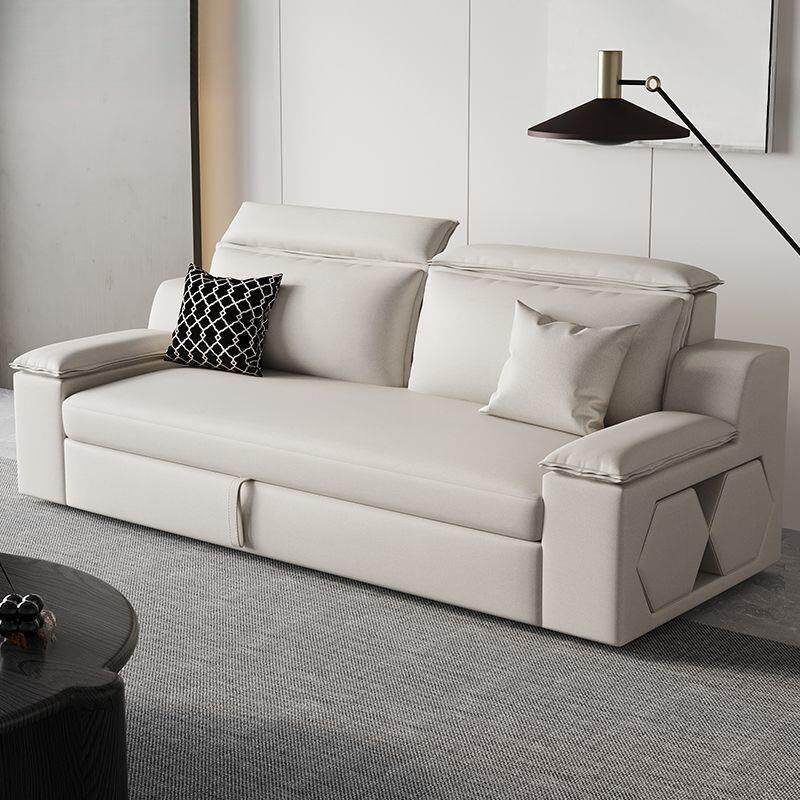 贵妃沙发床多功能一体两用免洗猫爪布小户型可储物客厅网红床